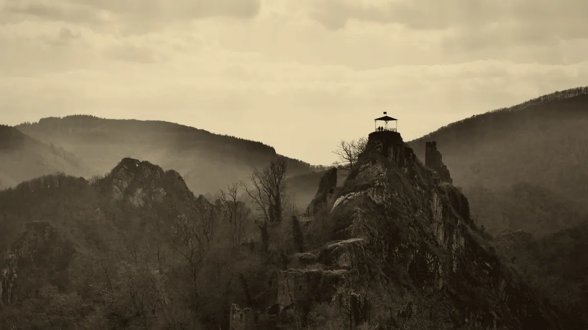 A watchtower keeping the count.